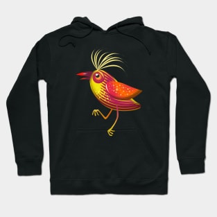 Little Striped Bird Hoodie